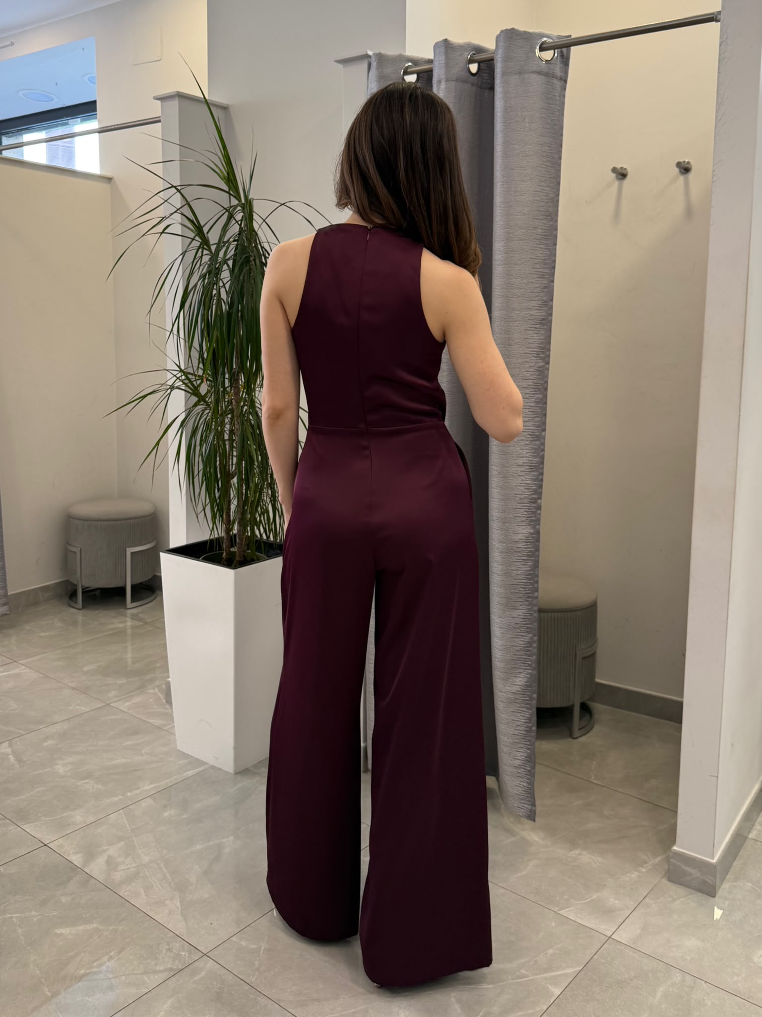 Tuta intera bordeaux - immagine 4